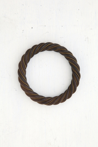 Free People Vintage Twisted Wood Bangle  in Vintage-Jewelry