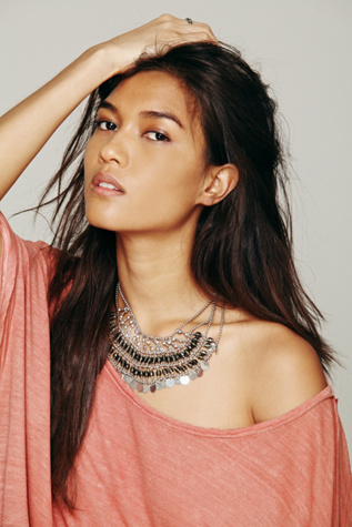 Sunny Bead Collar in jewelry