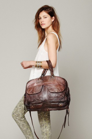 Washed Leather Tote