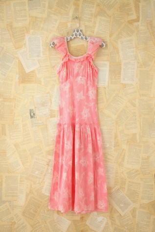 Free People Vintage Printed Maxi Dress in Vintage-Dresses
