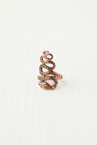 Twisted Snake Ring in boho-jewelry