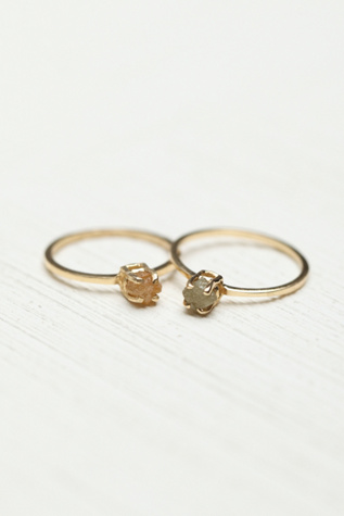Erica Weiner Rough Diamond Ring in jewelry