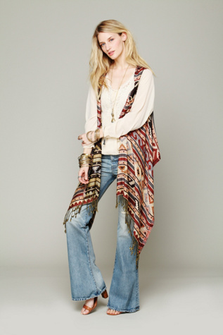 Mojave Reversible Poncho Vest