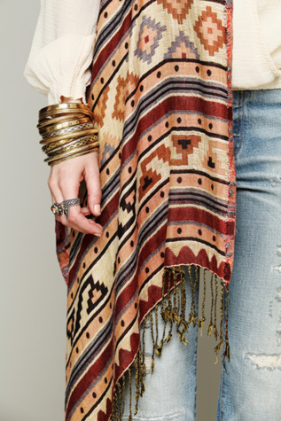 Mojave Reversible Poncho Vest