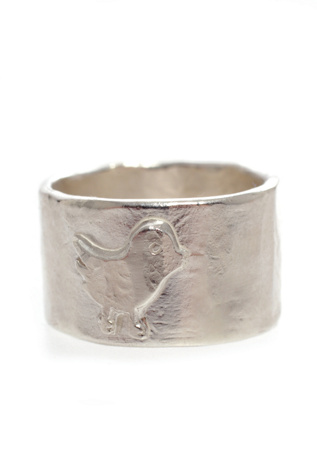 Birdie Ring from Jelena Behrend's "SREBRO" Collection 