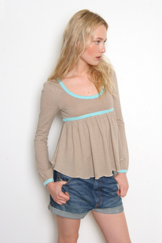 Brown/Turq Stripe