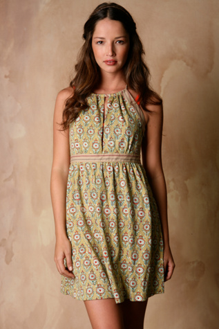 Honeycomb Halter Dress