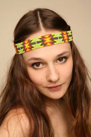 Diamondback Beaded Wrap