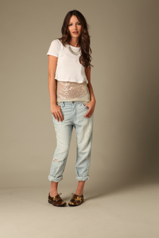 Stitches Linen X-Boyfriend Jean